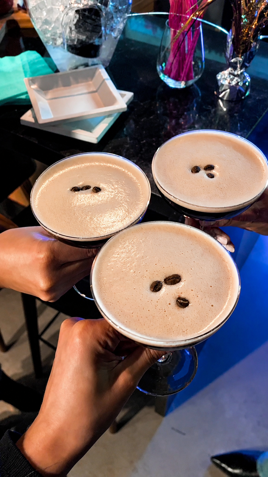Bar and lounge atmosphere at The Bogey Club