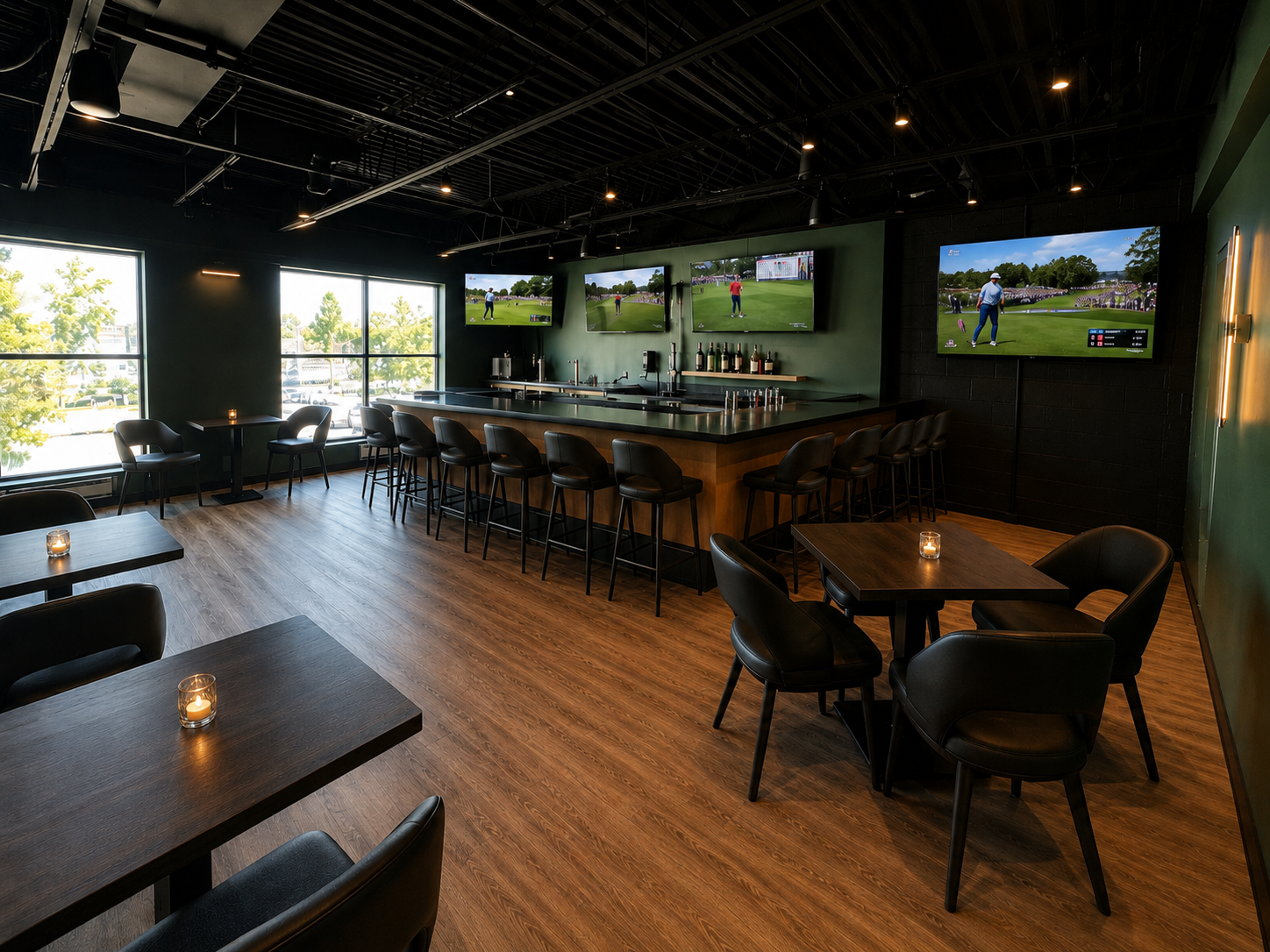 Party room at The Bogey Club